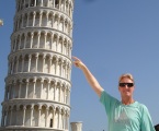 Tarzan and the Leaning Tower of Pisa.