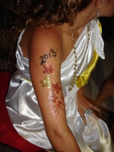 Body Painting, New Years Eve.